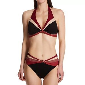 NWT!!! Robin Piccone Color-Block Bikini